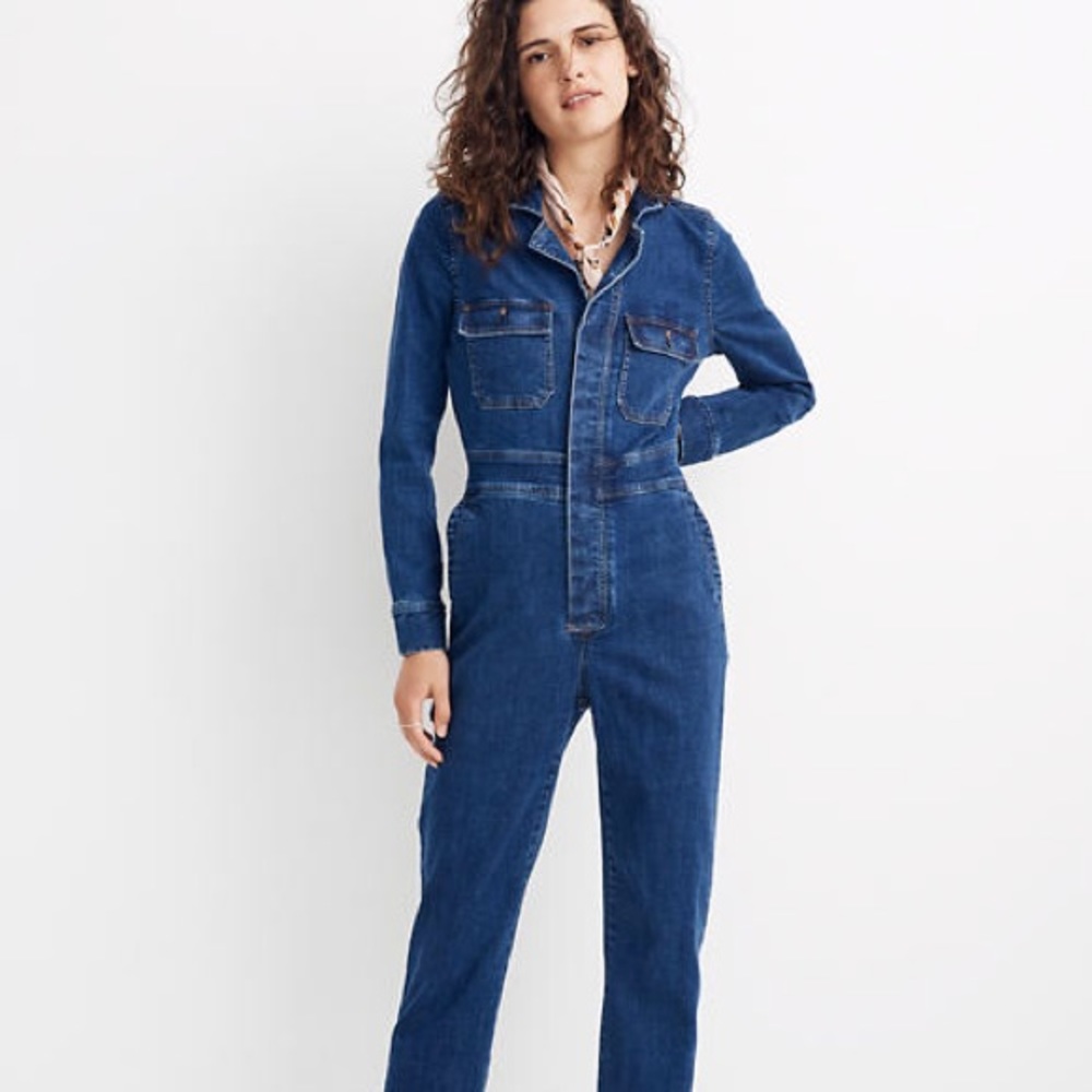 Madewell Slim Coverall in Stanwick wash